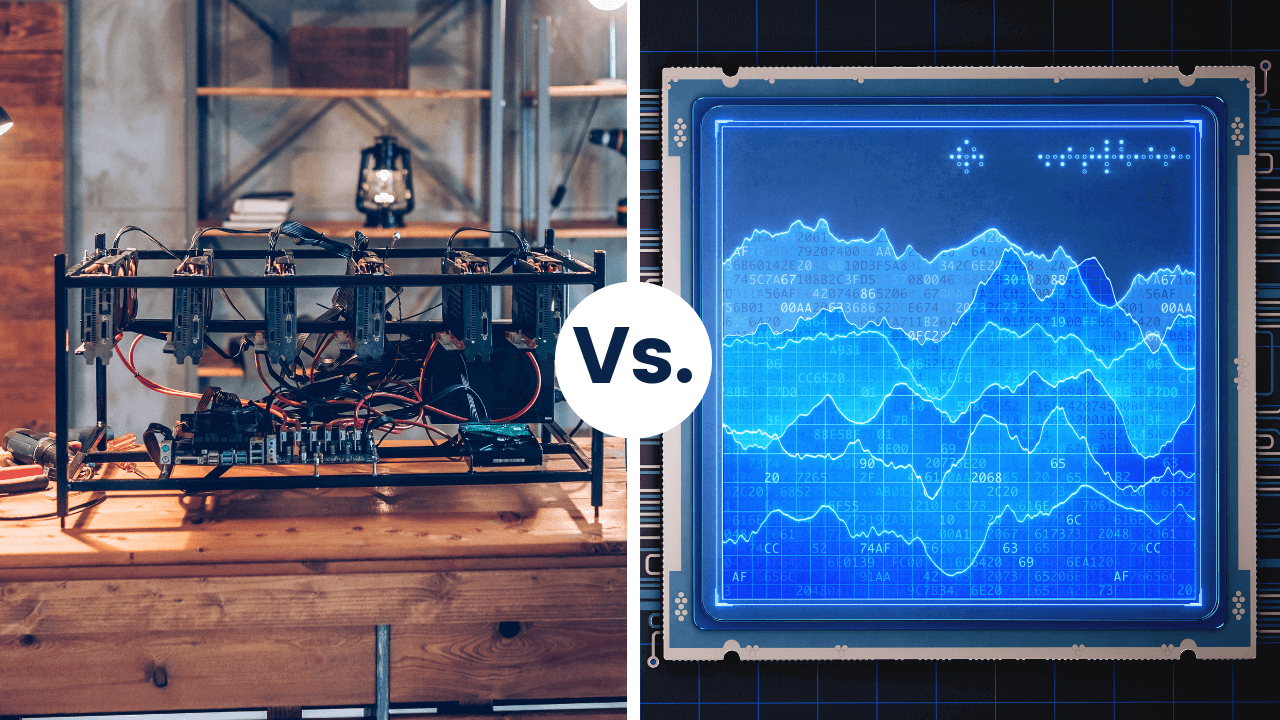 diffrence between cpu vs gpu mining