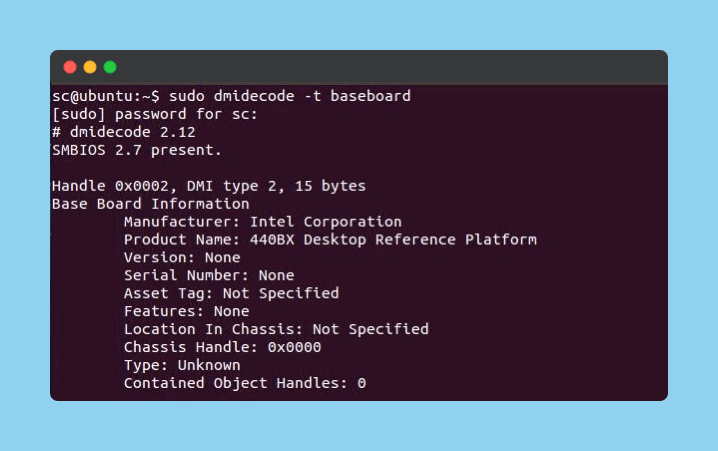 how to check what motherboard i have